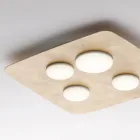 Verlichting van glas en metaal, gemaakt in Italië, om uw interieur te verfraaien – Kepler Viadurini