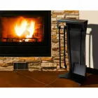 Set van 4 Made in Italy Design stalen openhaardgereedschappen - Chandler Viadurini