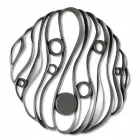 Wandmontage van modern elegant ontwerp in geperforeerde keramiek - Desta Viadurini