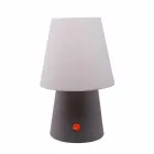 Oplaadbare LED-lamp in gekleurd plastic voor binnen of buiten - Fungostar Viadurini