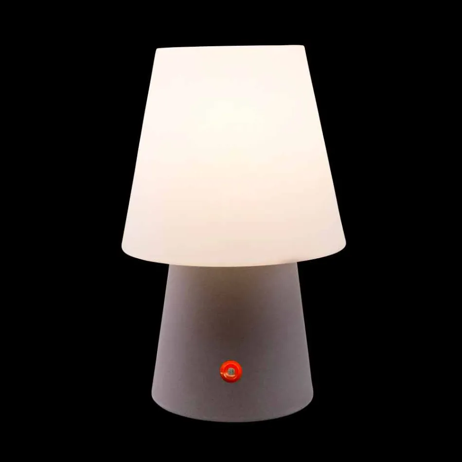 Oplaadbare LED-lamp in gekleurd plastic voor binnen of buiten - Fungostar Viadurini