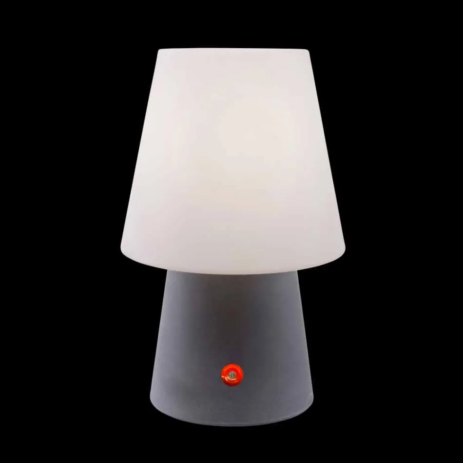 Oplaadbare LED-lamp in gekleurd plastic voor binnen of buiten - Fungostar Viadurini