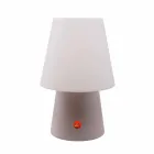 Oplaadbare LED-lamp in gekleurd plastic voor binnen of buiten - Fungostar Viadurini