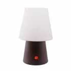 Oplaadbare LED-lamp in gekleurd plastic voor binnen of buiten - Fungostar Viadurini