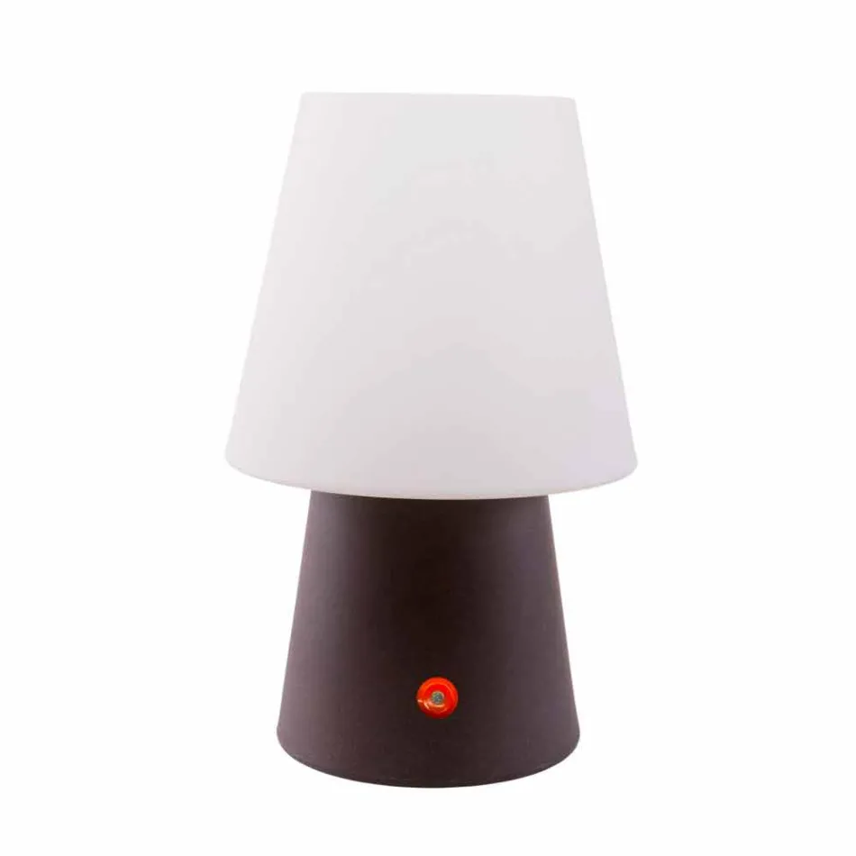 Oplaadbare LED-lamp in gekleurd plastic voor binnen of buiten - Fungostar Viadurini