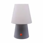 Oplaadbare LED-lamp in gekleurd plastic voor binnen of buiten - Fungostar Viadurini