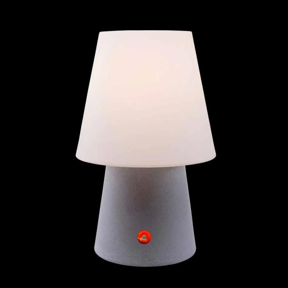 Oplaadbare LED-lamp in gekleurd plastic voor binnen of buiten - Fungostar Viadurini