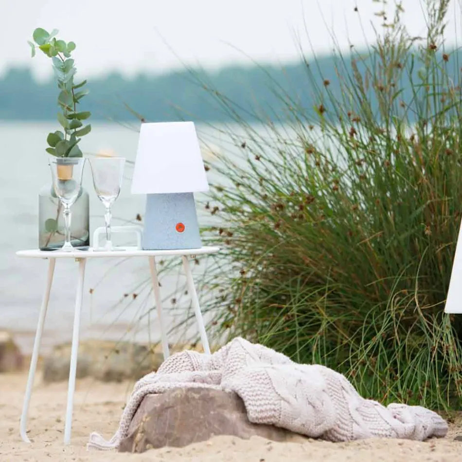 Oplaadbare LED-lamp in gekleurd plastic voor binnen of buiten - Fungostar Viadurini