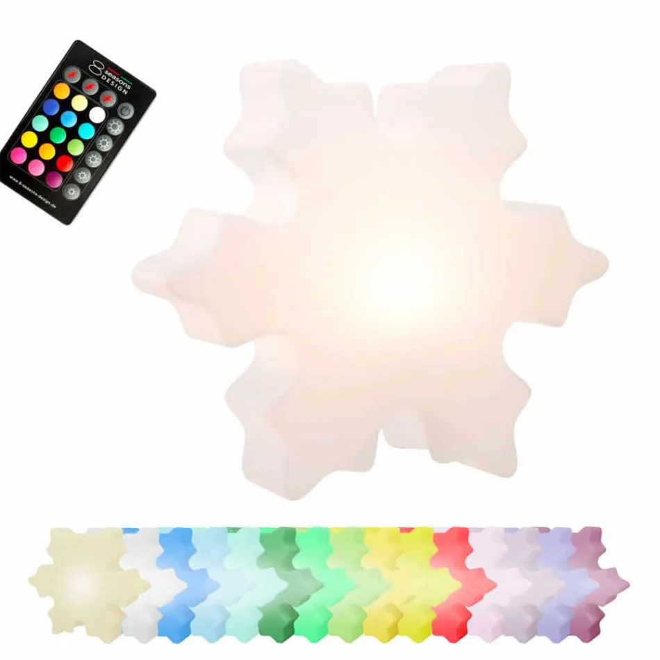 Ledlamp, zonne- of E27 kristalontwerp voor binnen of buiten - Nevestar Viadurini