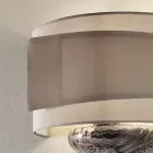 Klassieke Italiaanse ambachtelijke glazen wandlamp met lampenkap - Magrena Viadurini