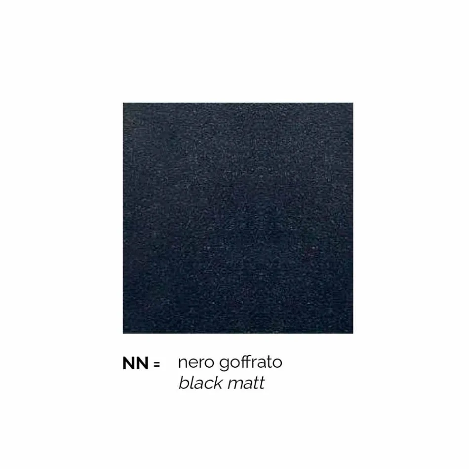 Wandlamp buiten van gegoten aluminium gemaakt in Italië, Anika Viadurini