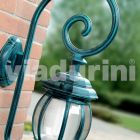 Wandlamp buiten van gegoten aluminium gemaakt in Italië, Anika Viadurini
