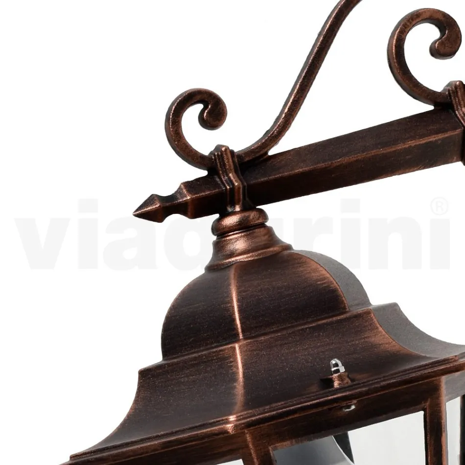 Tuinwandlamp van gegoten aluminium Made in Italy - Pinako Viadurini