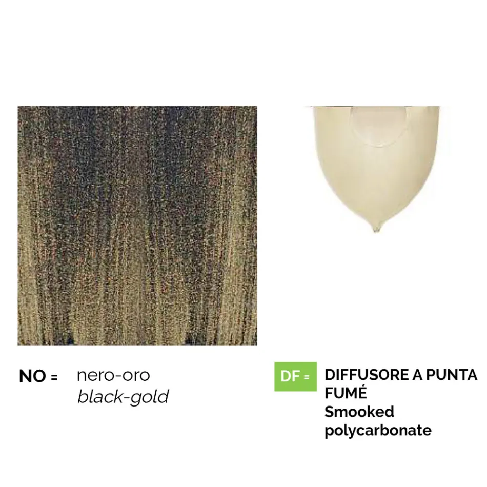 Tuinwandlamp van gegoten aluminium gemaakt in Italië, Anusca Viadurini