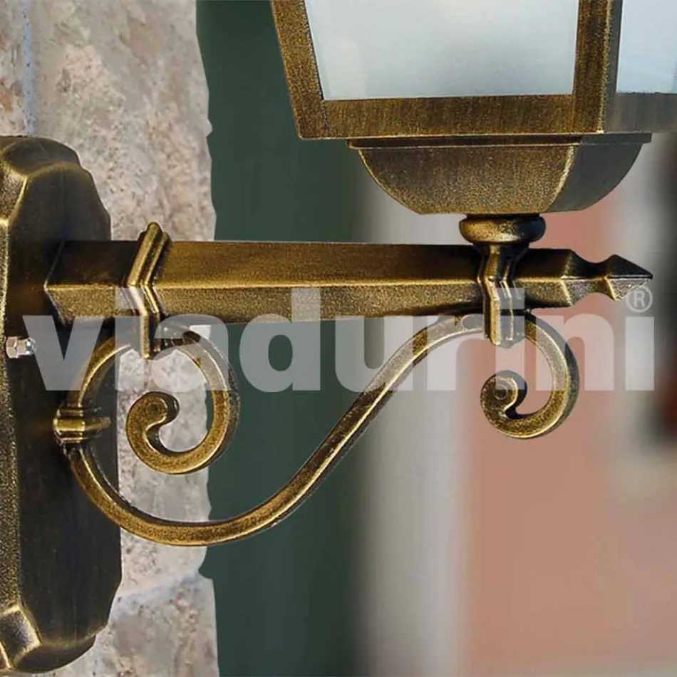 Kristel, een aluminium tuinwandlamp gemaakt in Italië Viadurini