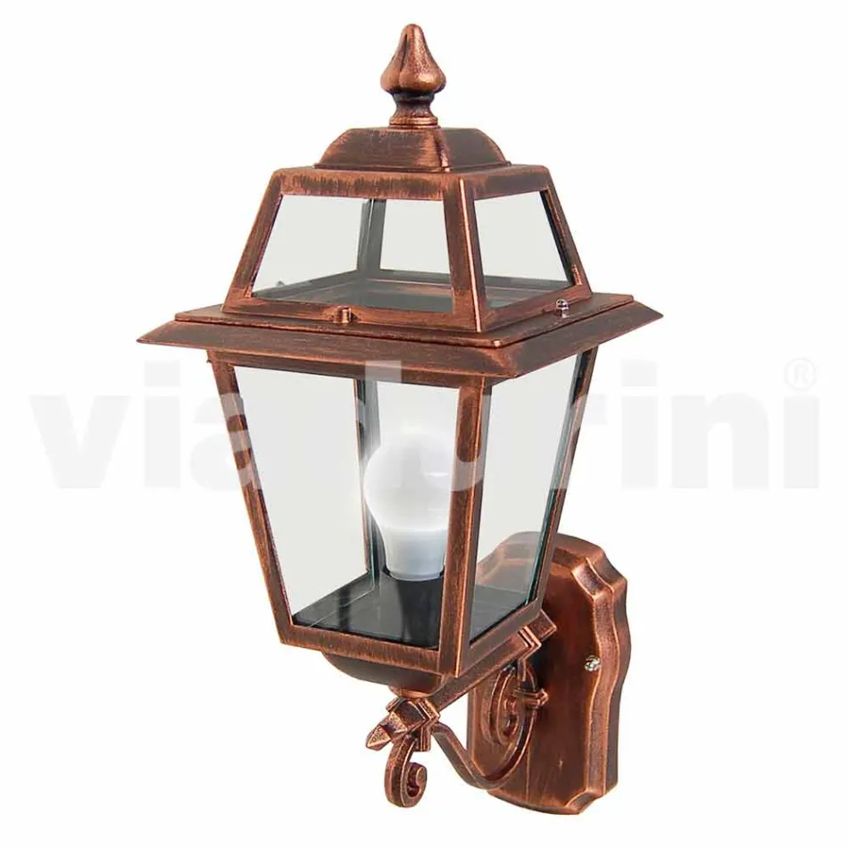 Kristel, een aluminium tuinwandlamp gemaakt in Italië Viadurini