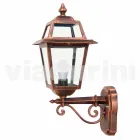 Kristel, een aluminium tuinwandlamp gemaakt in Italië Viadurini