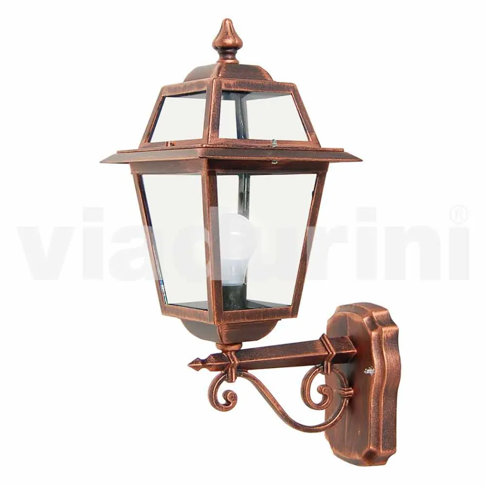 Kristel, een aluminium tuinwandlamp gemaakt in Italië Viadurini