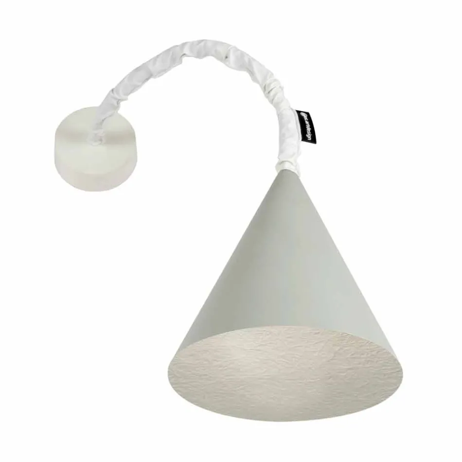 Design wandlamp In-es.artdesign Jazz Cement geverfd Viadurini