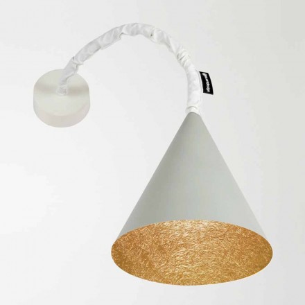 Design wandlamp In-es.artdesign Jazz Cement geverfd Viadurini
