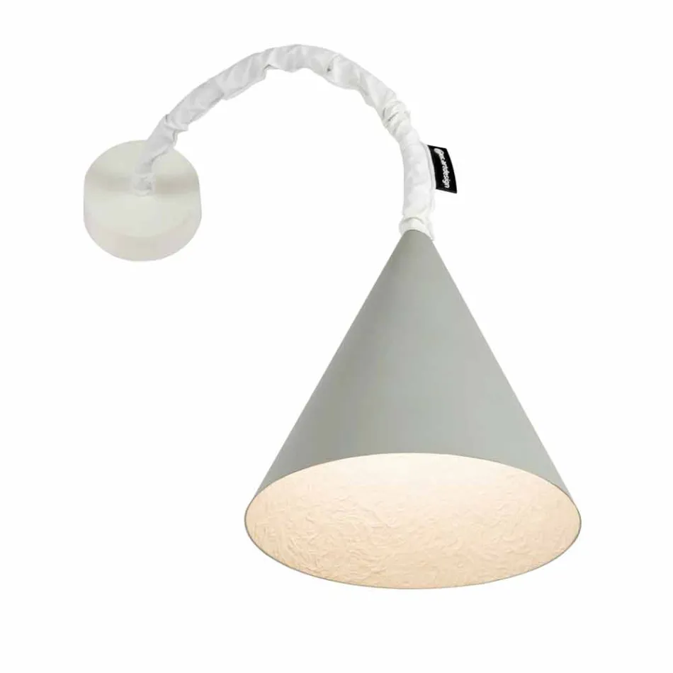 Design wandlamp In-es.artdesign Jazz Cement geverfd Viadurini