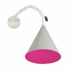 Design wandlamp In-es.artdesign Jazz Cement geverfd Viadurini