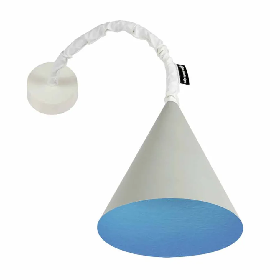 Design wandlamp In-es.artdesign Jazz Cement geverfd Viadurini