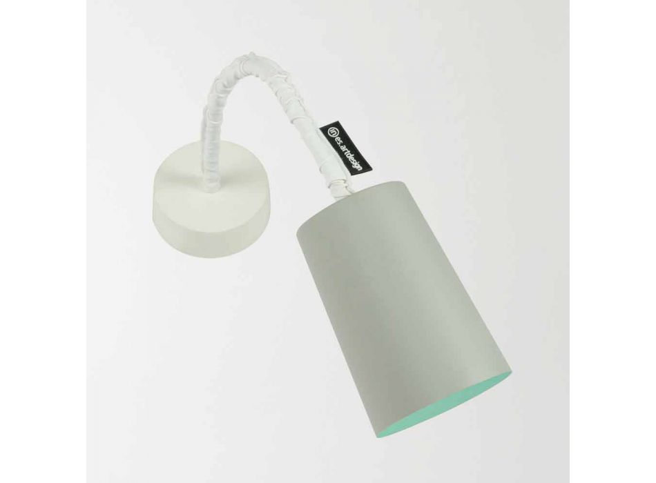 Designer wandlamp In-es.artdesign Verf met geverfd cement Viadurini