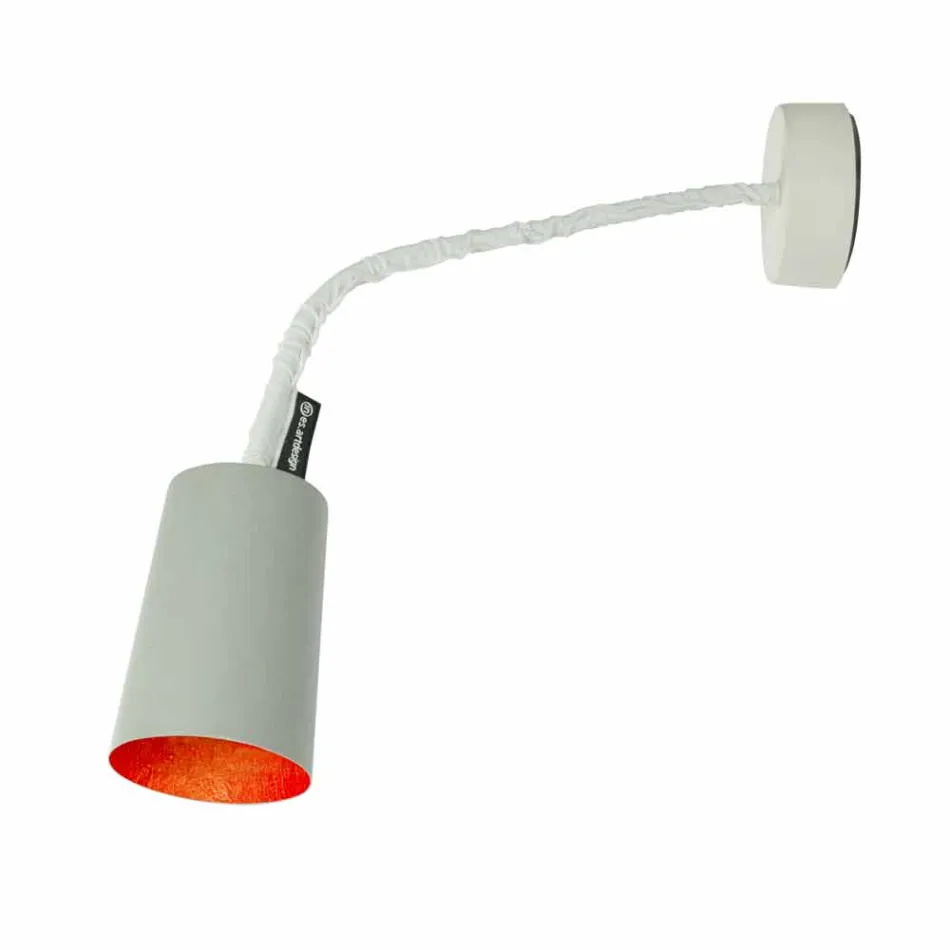 Designer wandlamp In-es.artdesign Verf met geverfd cement Viadurini