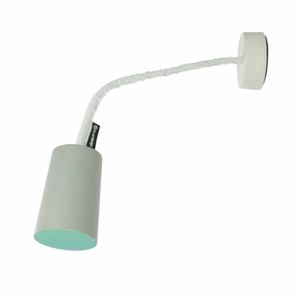 Designer wandlamp In-es.artdesign Verf met geverfd cement Viadurini