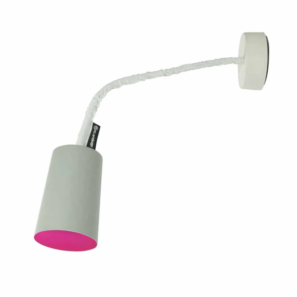 Designer wandlamp In-es.artdesign Verf met geverfd cement Viadurini