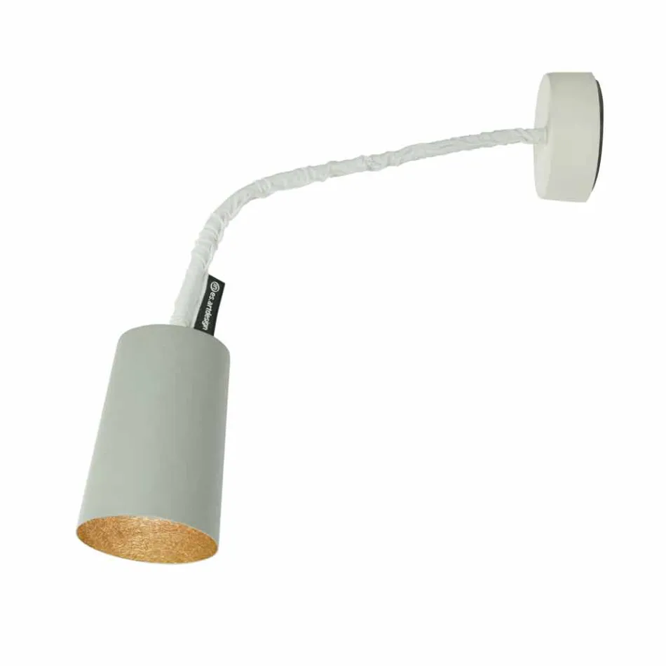 Designer wandlamp In-es.artdesign Verf met geverfd cement Viadurini