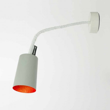 Designer wandlamp In-es.artdesign Verf met geverfd cement Viadurini
