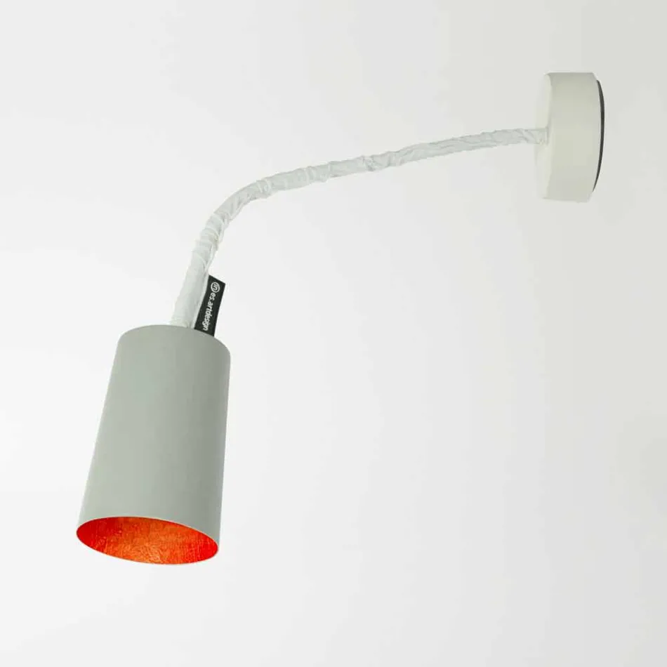 Designer wandlamp In-es.artdesign Verf met geverfd cement Viadurini
