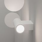 Design buitenwandlamp in wit of zwart aluminium - Leopida Viadurini