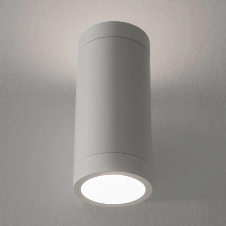 Design buitenwandlamp in wit of zwart aluminium - Leopida Viadurini