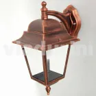 Aluminium tuinwandlamp gemaakt in Italië, Aquilina Viadurini