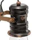 Wandlamp van ijzer en industrieel handgemaakt keramiek - Urban Viadurini