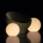 Calipso tweekleurige polyethyleen bollamp voor gebruik in water, gemaakt in Italië. Viadurini