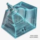 Tuinplafondlamp in glas en 5 aluminium afwerkingen - Pinako Viadurini