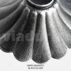 Plafondlamp in acryl en zwart aluminium Made in Italy - Trovanero Viadurini