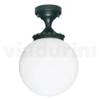 Plafondlamp in aluminium en opaal acryl Made in Italy - Trovaantracite Viadurini