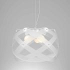 Hanglamp 3 lichten 67 cm diameter methacrylaat Vanna Viadurini