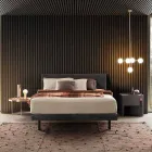 5-lichts hanglamp in natuurlijk messing en glas - Molecola van Il Fanale Viadurini