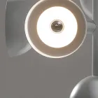 Pendellamp 9 Lichts Design in Wit of Zwart Aluminium - Celio Viadurini