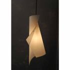Hanglamp met 2 lampen, modern design, chroom Viadurini