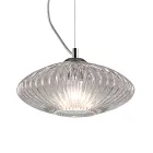 Handgemaakte geblazen glazen hanglamp in Venetië - Dafne Viadurini