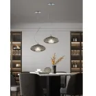 Handgemaakte geblazen glazen hanglamp in Venetië - Dafne Viadurini