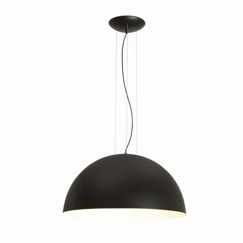 Lamp suspensie in two-tone Ø40x H20x L.cavo100cm staal Light Viadurini