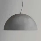 Lamp bicolor suspensie staal, Ø50xh.25xL.cavo100cm Grace Viadurini